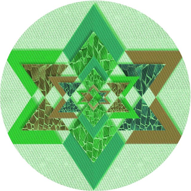 Ahgly Company Tapis Rond Lavable en Machine Intérieur Vert Jade Transitionnel, 3 Pieds Rond