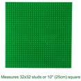 thumbnail image 2 of Classic Baseplates Building Plates for Building Bricks 100% Compatible with All Major Brands-Baseplate, 10" x 10", Pack of 16 (Green), 2 of 6