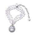 thumbnail image 1 of Heavy Duty Metal Cuban Link Pearl Chain Necklace for Medium and Large Breed Dogs Chew Proof Pet Accessory, 1 of 3