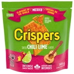 CRISPERS, Chili Lime Crackers aromatisés, collations salées, cuits au four au Canada