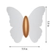 thumbnail image 3 of YoYuwiners Outdoor Indoor Wall Sconce Aluminum IP65 LED White 1 Light, 3 of 6