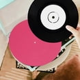 thumbnail image 3 of Turntable Mat Record Platter Slipmat, Rubber Record Player Mat Universal for LP Record Players Reduce Noise Tighter Bass Quality, 3 of 7