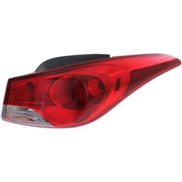Evan Fischer Passenger Side, Outer Tail Light Compatible with 2011-2013 Hyundai Elantra - HY2805119