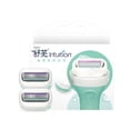 thumbnail image 2 of Schick Intuition Manual Razor with 4-Layer Blades, Comfortable Grip, Replaceable Blades & Soap Head for Smooth Hair Removal – Unisex, Portable Design for Travel & Daily Grooming (Includes 1, 2 of 6