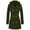 Green, variant on Pisexur Women's Trench Coat Mid-Length Belted Overcoat Fashion Double-Breasted Classic Lapel Jackets for Women with Hood Solid Color Slim Fit Long Sleeve Fall Coats S-2XL Black
