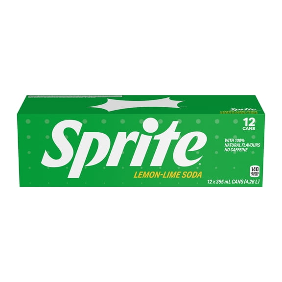 Sprite Fridge Pack Cans, 355 mL, 12 Pack