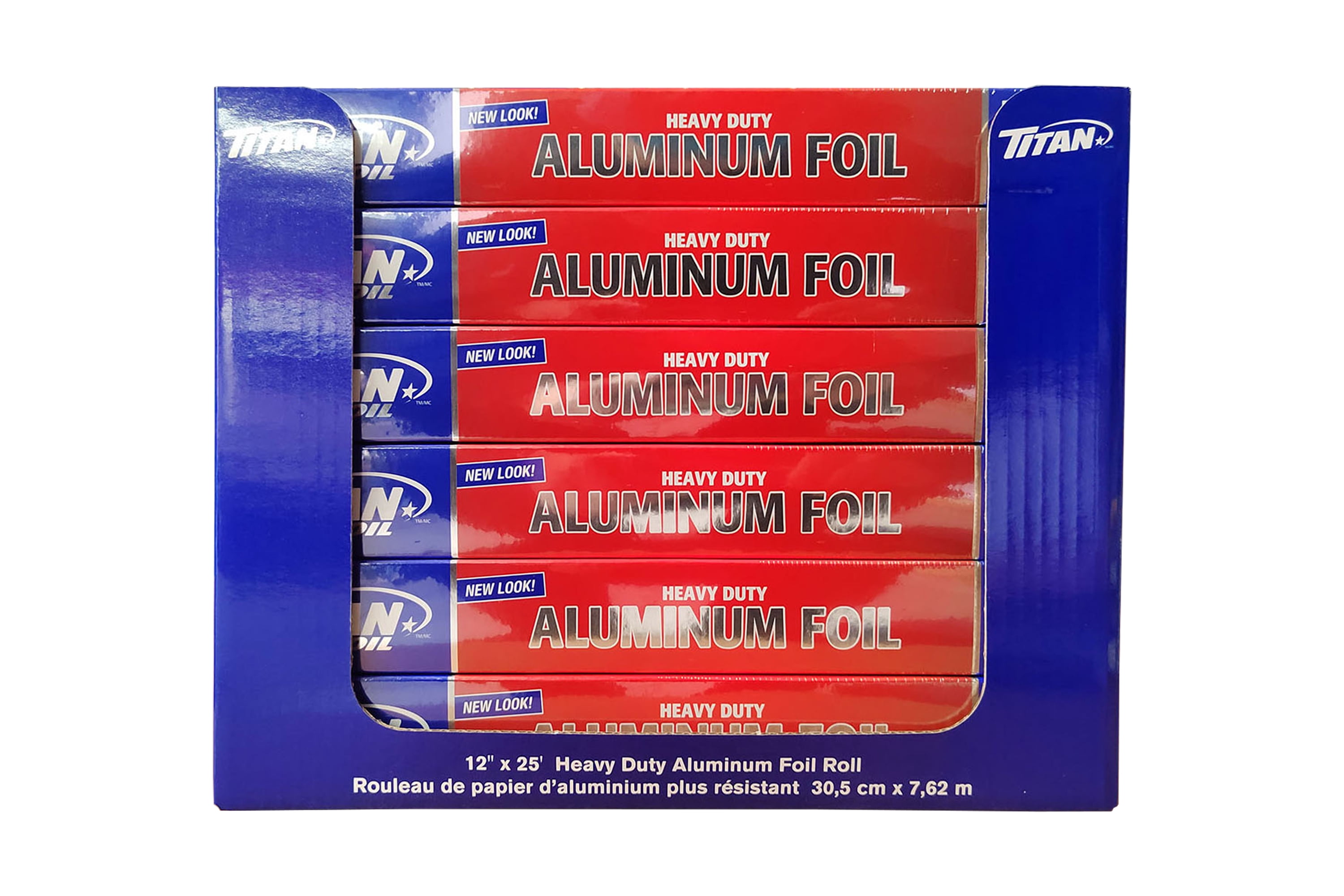 TITAN Film Papier d’aluminium, 12" x 25' rouleau