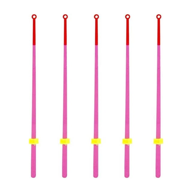 relayinert 5pcs Top Tip Portable Winter Ice Fishing Rods Section Pole Extension Parts Gear Outdoor Sport Mini Plastic Durable 14cm