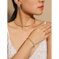 thumbnail image 3 of Boucles d'Oreilles en Strass pour Femmes, Collier Goutte d'Eau, Ensemble d'Accessoires, 3 of 9