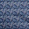thumbnail image 1 of oneOone Velvet Blue Fabric Abstracts Fabric For Sewing Printed Craft Fabric By The Yard 58 Inch Wide, 1 of 5