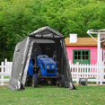 thumbnail image 2 of 6x8 Ft Abri de Rangement Portable Garage Abri de Voiture Extérieur Moto, 2 of 9