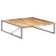 thumbnail image 1 of vidaXL Table Basse 140x140x40 cm Bois de Manguier Brut, 1 of 4
