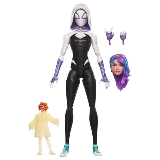 Marvel Legends Series Spider-Gwen, Spider-Man : Figurine Articulée de Collection 6 Pouces à Travers le Spider-Verse