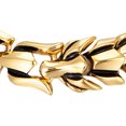 thumbnail image 1 of maskred Fashionable Gothic Punk Dragon Scale Bangle 48 inches Durable and Striking Gold 7.48 Inch 1Set, 1 of 6