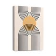 thumbnail image 1 of Refined Unframed Abstract Wall Art Prints - 12x16inch Boho Decor, Minimalist Geometric Neutral Line Art - Perfect Touch for a Mid Century Modern Bedroom., 1 of 7