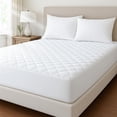 thumbnail image 2 of Beddora Protège-Matelas Imperméable avec Dessus Matelassé – Très Grand Lit – Doux et Respirant – Blanc, 2 of 9