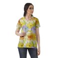 thumbnail image 1 of Moomaya Chemise Tunique Style Enveloppant pour Femmes en Coton Décontracté Col Classique Boutonné, 1 of 6