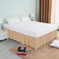 thumbnail image 2 of Subrtex Easy Fit Bed Skirts , Wrap Around Dust Ruffle with Long Tailored Drop, 2 of 6