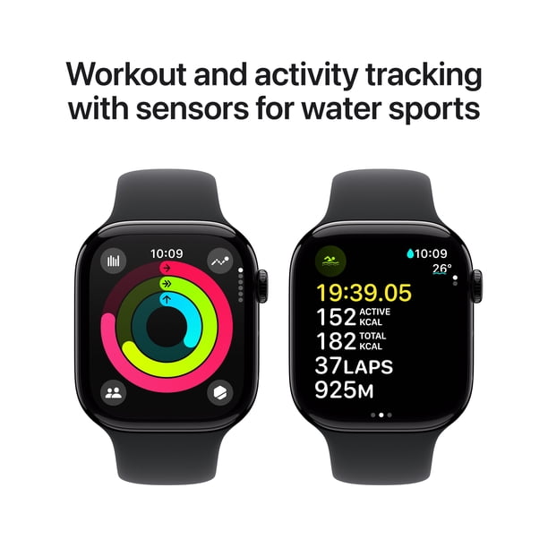 Apple Watch Series 10 [GPS + Cellular 46mm] Smartwatch with Jet
