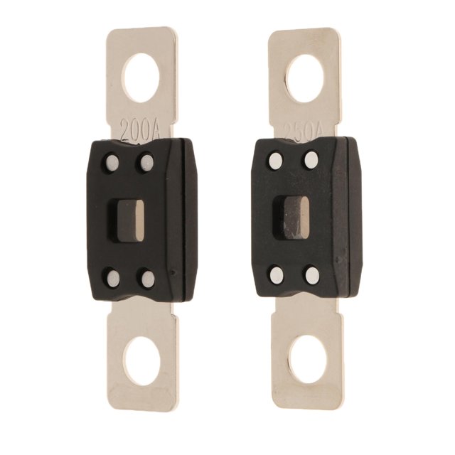 jinwen 2Pcs MEGA Bolt on Fuse Automotive Fuse Bolt Down for RV Marine Van 200A 250A