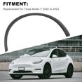 thumbnail image 4 of Flare for  Model Y, Rear Passenger Side  Flare Wheel Arch Molding, Car Side Wheel Molding Splash Guard for  Model Y 2020 to 2023, 4 of 8
