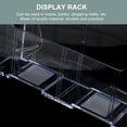 thumbnail image 2 of Hanging Magazine Organizer Wall Mounted File Holder Transparent Magazine Stand, 2 of 9