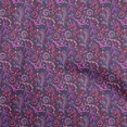 thumbnail image 1 of oneOone Polyester Spandex Blue Fabric Floral Sewing Material Print Fabric By The Yard 56 Inch Wide, 1 of 4