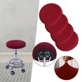 thumbnail image 4 of GROWTH TANK Bar Stool Covers Round Washable Protector Stool Slipcover for 12-18 inch Chair red, 4 of 9