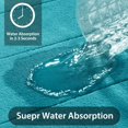 thumbnail image 3 of ORUYROP Memory Foam Bath Mat Rug, 24 x 17 Inches, Comfortable, Soft, Super Water Absorption, Machine Wash, Non-Slip, Thick, Easier to Dry for Bathroom Floor Rugs, Lake Blue, 3 of 7