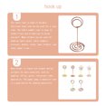 thumbnail image 3 of 10 Pieces Table Number Stand Round Shape Metal Convenient Card Holder Centerpieces Paper Clamp Wedding Decoration Tabletop Decor type1, 3 of 6