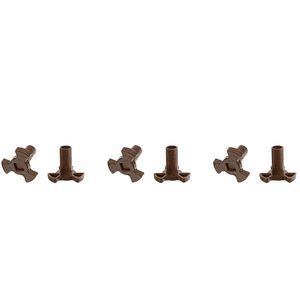 3X Microwave Turntable Coupler,Microwave Oven Roller Guide Support, Microwave Oven Rotary Core Coupling Parts