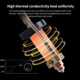thumbnail image 3 of 0.4mm Nozzle Extruder Hotend Kit, Ti Alloy Throat High Flowrate Seamless Replacement Wear Proof Extruder Hotend Kit  for PETG, 3 of 7