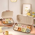 thumbnail image 1 of Holiday Deals! Gspmoly Portable Medicines Box Medication Dispenser Three Meals A Day Mini Medication Reminder Box Portable Days A Week Holiday Deals, 1 of 7
