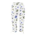 thumbnail image 4 of Pantalon Cargo pour Femmes à Coupe Décontractée par Generic TG, Capris Décontractés Noirs Unis, à Cordon, Raccourcis, Légers, 1 Unité, 4 of 5