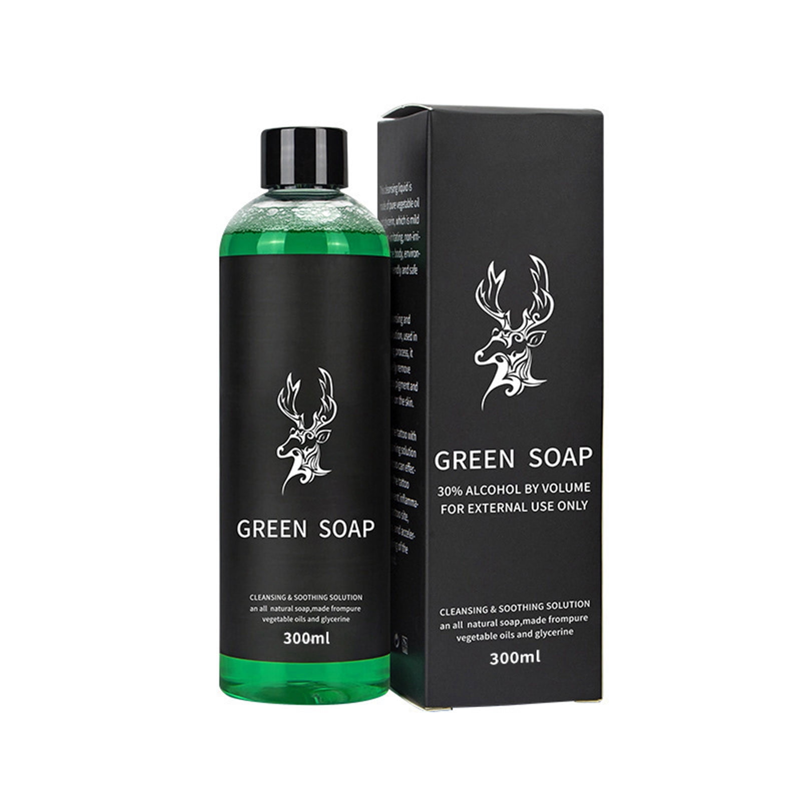 Cleaning Soap Liquid with Dense Foam 300ml Product Green