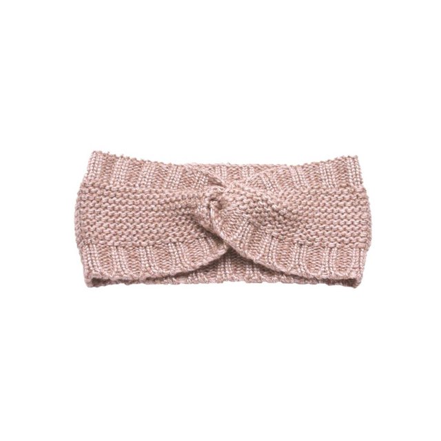 Bandeau de Mode Tricoté pour Femmes - Taupe