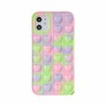 thumbnail image 1 of Fidget Toys Phone Case, Pop It Phone Case,Silicone Soft Protective Case,Pressure & Anxiety Relief Sensory Gadget Mobile Phone Protective Shell（iPhone 11Pro） Camouflage Green, 1 of 5