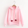 thumbnail image 2 of CEHVOM Mode Femmes Sweat-Shirt à Manches Longues Confortable Respirant Col Rond Liquidation, 2 of 3