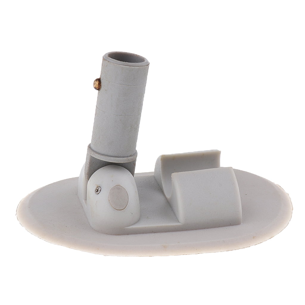 Bateau Gonflable Bateau de Sport Auvent de Bateau Protection Solaire Auvent Fixation Support de Tuyau - Gris