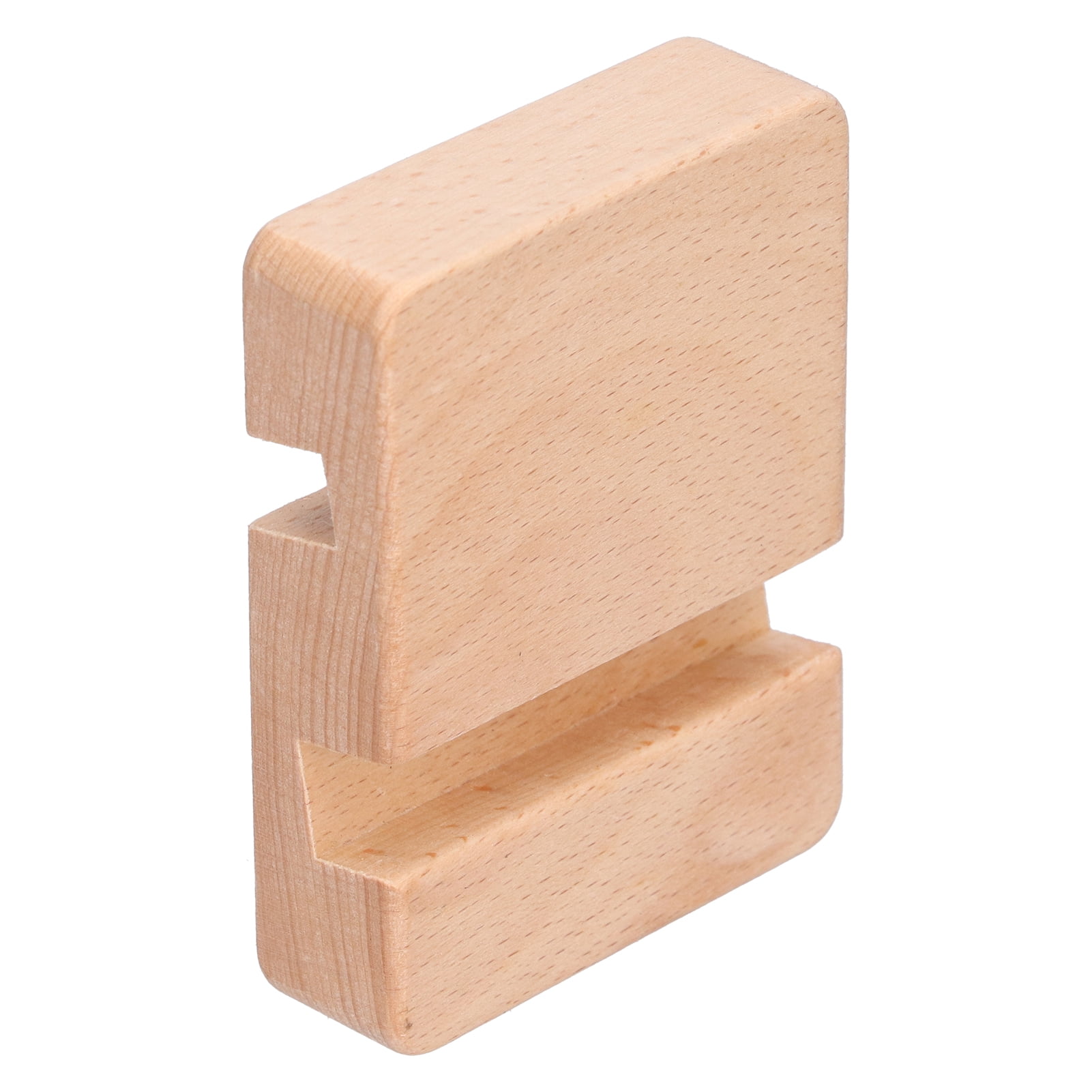 Wood Phone Stand, Portable Desktop Smartphone Stand Telephone Stand Desktop Cell Phone Holder Wood Cell Phone Holder Desk Tablet Holder Mobile Stand for