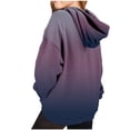 thumbnail image 2 of MIASHUI Girls Sweatshirt Tops Gradient Long Sleeve Oversized Hoodies Pullover,Grey,5-6 Years, 2 of 7