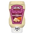 thumbnail image 1 of Heinz Smoky Bacon Flavour Mayonnaise Style Sauce, for BLTs, Grilled Chicken and Roasted Vegetables, 340 mL Bottle, 1 of 17