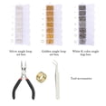 thumbnail image 3 of 1170PCS White K Plated Metal Open Jump Rings Kit - 7 Sizes (3-10mm) with Storage Box, Plier, Tweezer & Thimble for DIY Earring Making and Handmade Jewelry Craft Supplies, 3 of 6