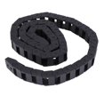 thumbnail image 1 of 5pcs 10 x 20mm 1M Open on Both Side Plastic Towline Cable Drag Chain, 1 of 7