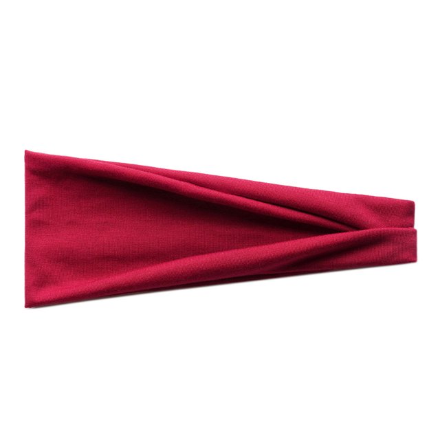 Wweixi Elastic Hair Bands For Comfort And High Elasticity Sweat Absorption 22 purplish red 1 1Set