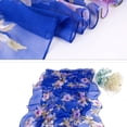 thumbnail image 4 of Ruiboury Mode Été Femmes Foulard à Imprimé Floral Douce et Confortable à Porter Douce rose Rouge 1 Ensemble, 4 of 6
