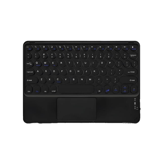 Estbridge Clavier Bluetooth Résistance à la Pression Élevée Petit Clavier Rétroaction au Toucher Parfaite Clavier Sans Fil avec Pavé Tactile Style 7