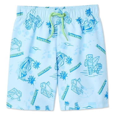 Minecraft Boys' Swim Trunk