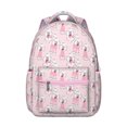 thumbnail image 1 of Boho Dog Aesthetic School Bag with Hand-Drawn Dog Graphics, Ethnic Patterns, and Floral Designs, Spacious and Trendy, 1 of 3