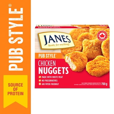 Janes® Pub Style Chicken Nuggets, 700g, Frozen Breaded Chicken Cutlet Nuggets, Contains White Meat, 700g